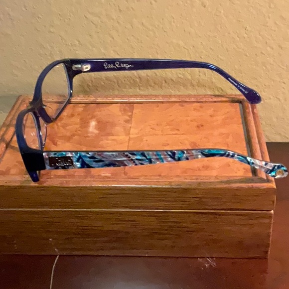 Lily Pulitzer Blue Harper BL 52016-130 Eyeglasses - Picture 8 of 8
